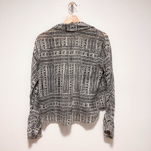 BDG vintage pattern button down cotton shirt - Picture 9 of 14